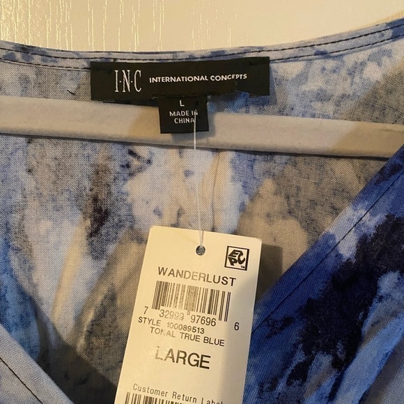 INC International Tie Die Boho Dress - Picture 2 of 3